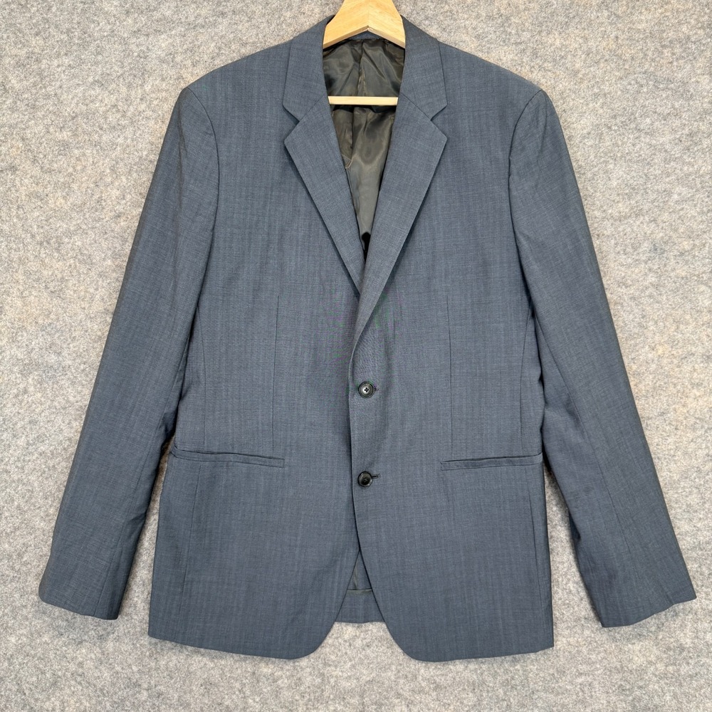 Theory Kris Suit Blazer Jacket Mens 40 R 2‎ Button Vented Business Party Wool